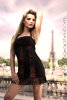 Robe bustier noire et courte